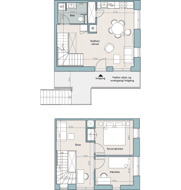 Plantegning for: Bolig nr. 4