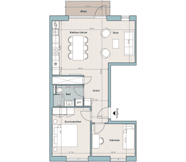 Plantegning for: Bolig nr. 10