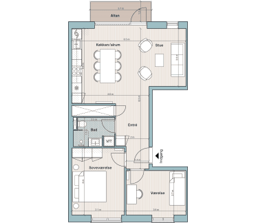 Plantegning for: Bolig nr. 12